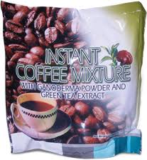 Instant Coffee Mixture With Ganoderma Powder and Green tea extract