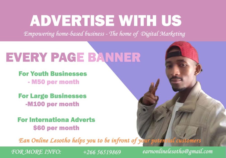 earn online lesotho adverts