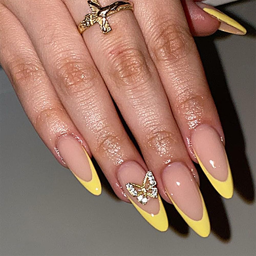 Sunshine Yellow nails